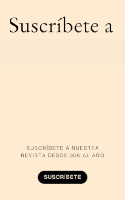 Suscripción El Ciervo